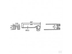 Tedder Tine for Kuhn Series GF / John Deere / New Holland... 2