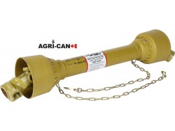 PTO Complet avec attache rapide 1 3/8'' 6 spline Yoke QD