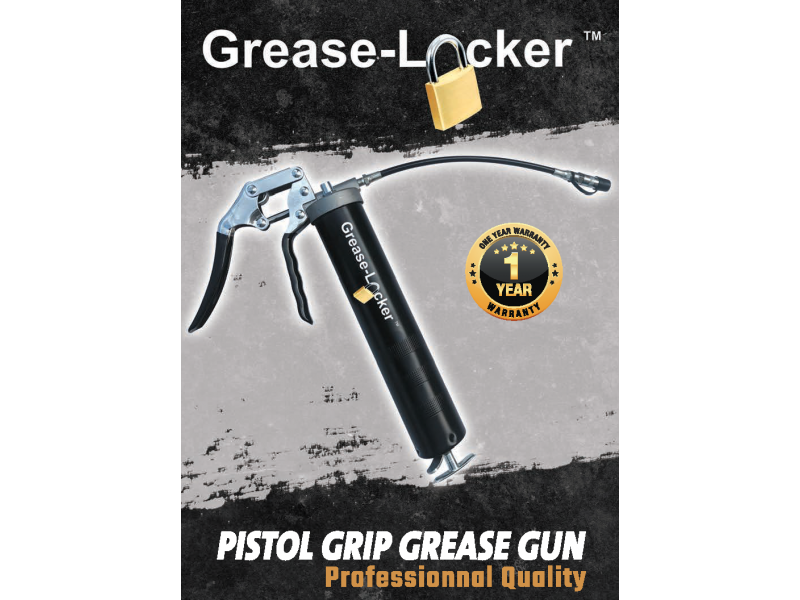 Heavy-Duty Pistol Grip Grease Gun Grease-Locker®