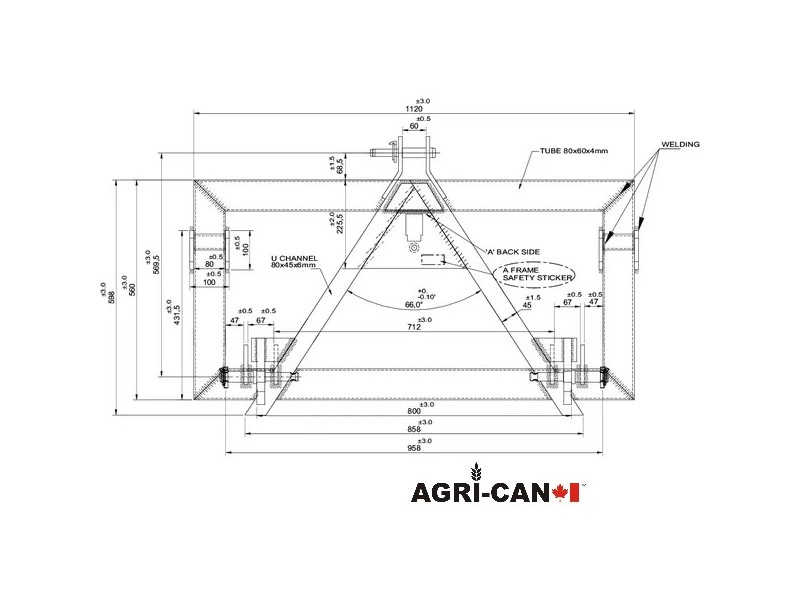 Adaptateur 3-points vers ALO
