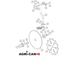 Anneau de retenu pour moyeu Kverneland 60609 - 34mm 2