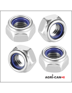 Nylon nut for Kverneland Hub 76199 & 76285
