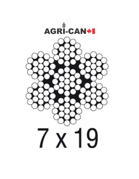 Logging Winch Galvanized Cable