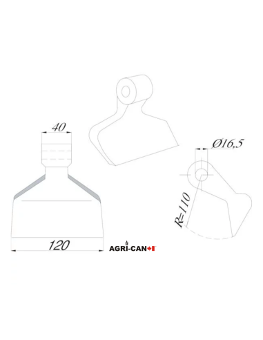 Marteau broyeur pour Kuhn, Maschio, Kverneland,...