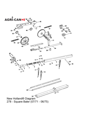 Finger Bar - New Holland® Baler
