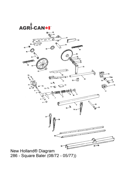 Finger Bar - New Holland® Baler