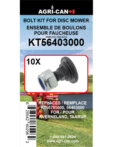 Discbine Bolts and Nuts Kit KT56403000 - Pack...