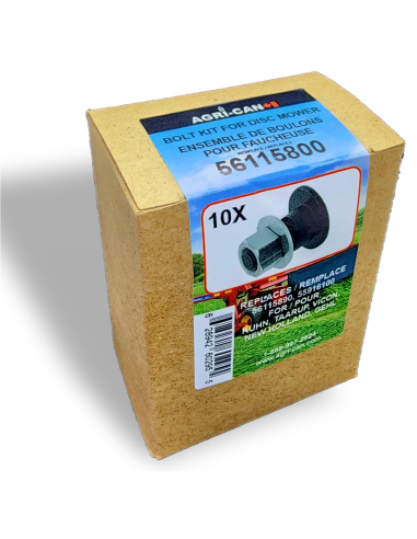 Bolt Kit for Disc Mower Kuhn, New Holland, and...