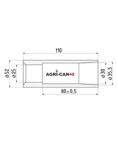 Bush for Kverneland Tine Conus I, Stoll, and...