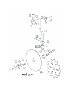 Kverneland Coulter Stem Circlip 2
