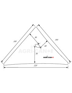 Kverneland Plow Shin - Body 1 to 5 - RH 2