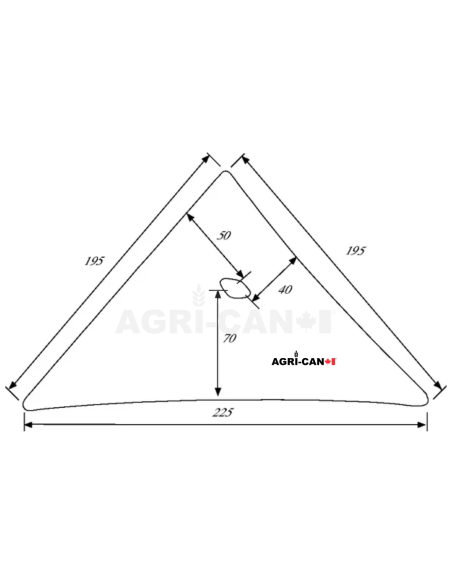 Kverneland Plow Shin - Body 1 to 5 - RH