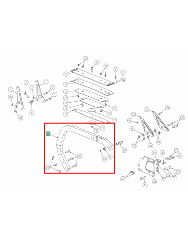 700mm Kverneland Beam with Auto-reset