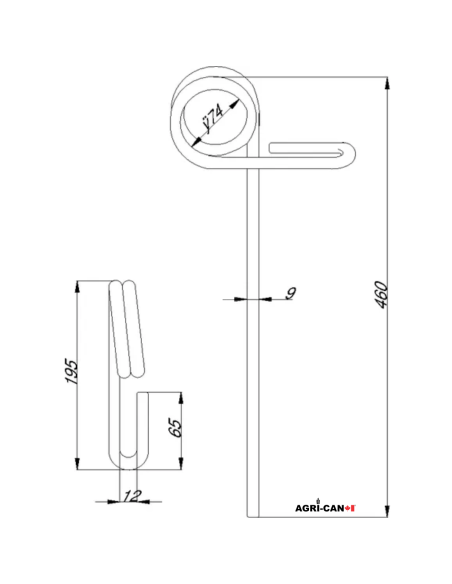 Dent de semoir pour Güttler - 72000099