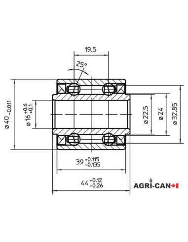 Planter, Drill, Discbine and Baler Bearing -...