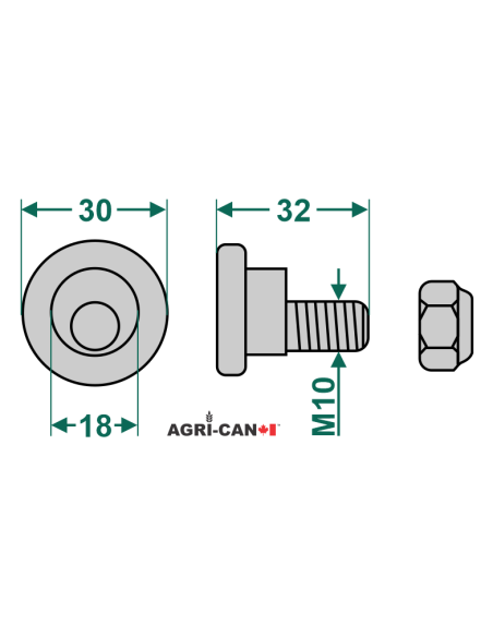 Bolt Kit for Disc Mower Deutz-Fahr, Gehl, Taarup and Vicon - Box of 10 units