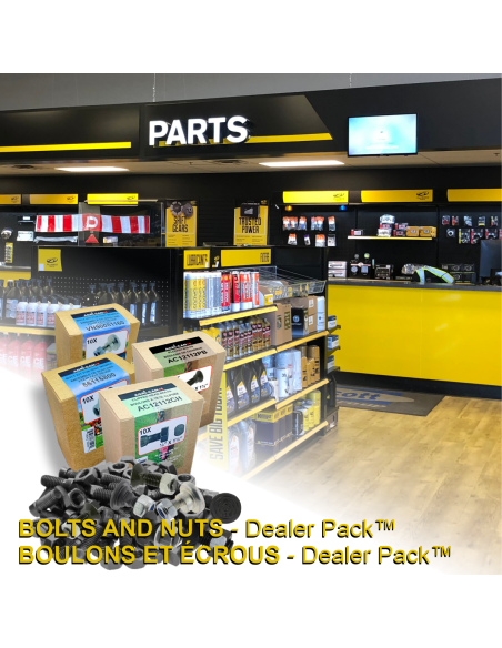 5/8'' x 3" - Boulons de charrue (Pqt de 10)