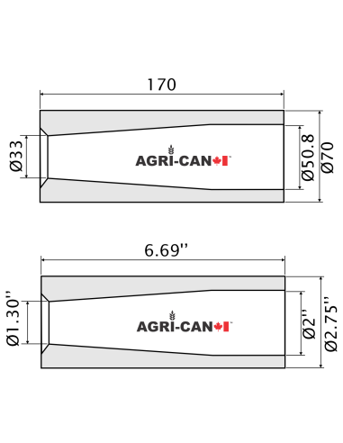 Bush for Kverneland Tine Conus III