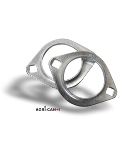 PFL206 - Flangettes 2 trous pour roulement à palier