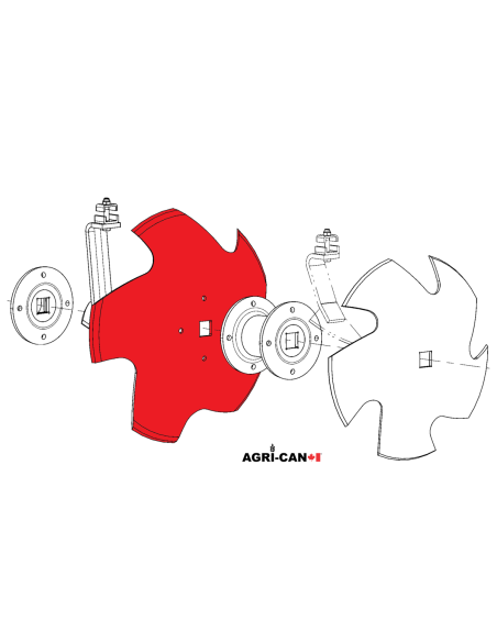 32in Disc - Mounted Disc Harrow - RH