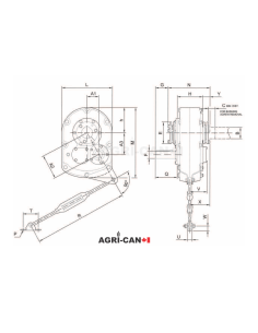 SMR Shaft Mount Gear Speed Reducer 25:1 - Size 2 2