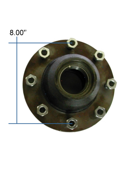 Hub 8 holes - 8000lbs  Agriculture Only