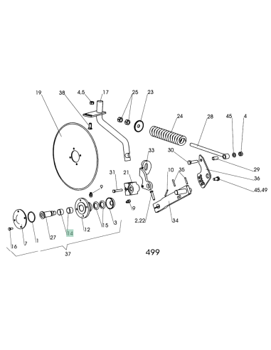Coulter Hub Needle Bearing for Överum – 2/Pk