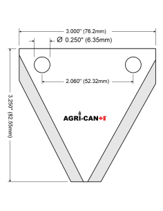Couteau de hache-paille – WIC® - 10/pqt 2