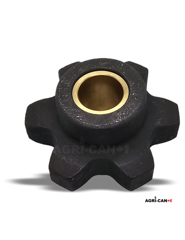 Cast Idler Sprocket with Oilite Brass Bushing -...