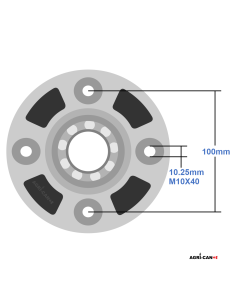 Hub only for Kverneland 4-hole Plough Coulter 2