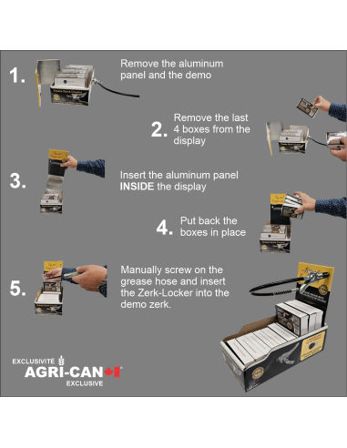 Zerk-Locker® - Countertop display