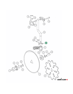 Collet pour charrue Kverneland 2