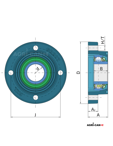 Hub for Lemken Rollers