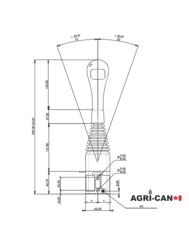 Manette universelle pour tracteur (Joystick) –...
