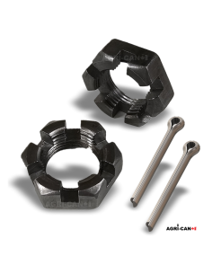 Écrous à créneaux et goupilles fendues pour moyeu...