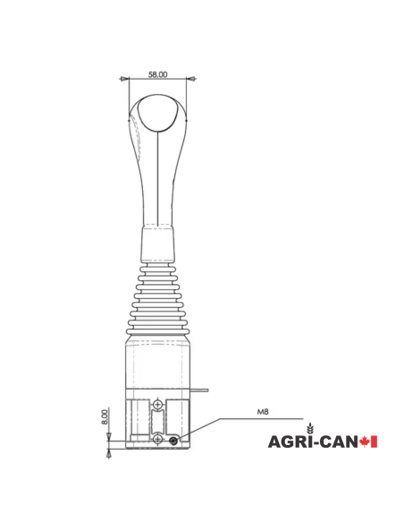 3e Fonction à 3 boutons pour manette de tracteur STOLL - Joystick