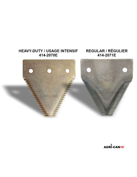 Heavy-Duty Knife Section for WIC® Bedding Chopper - 10/Pack