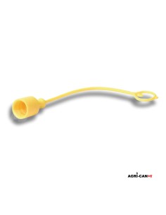 Capuchon antipoussière - Jaune 1/2"