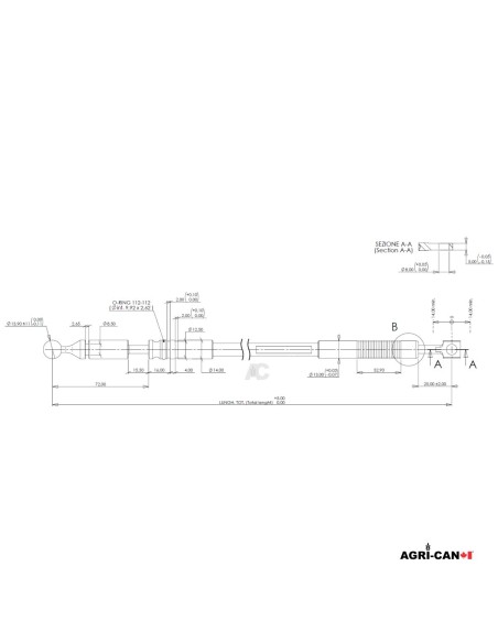 Joystick Cable for ALÖ Quicke - 1400mm (55")