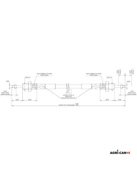 Câble de joystick universel - 1750mm (69")